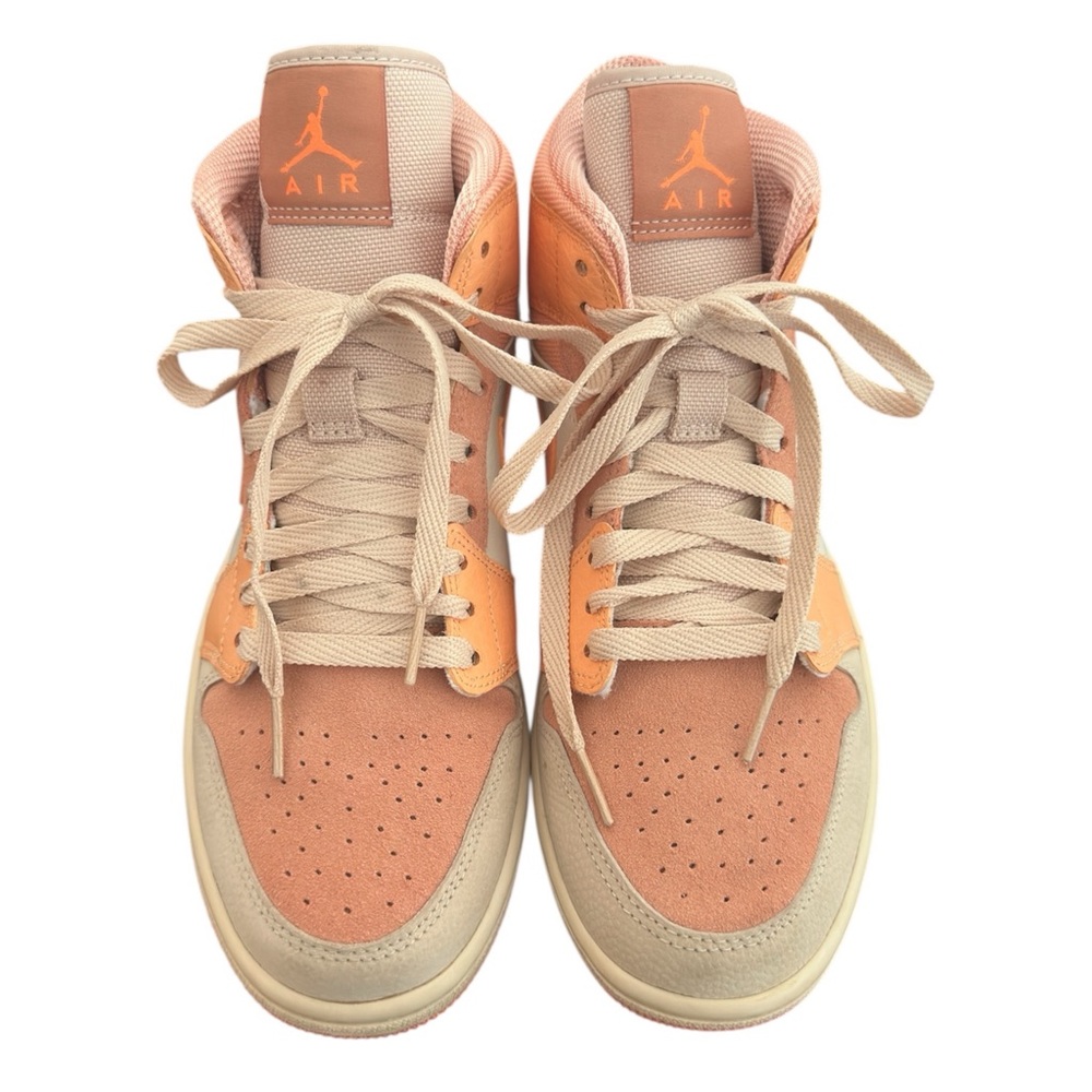 Nike Air Jordan 1 Mid Apricot Orange Women’s Sneaker Size 9 DH4270-800